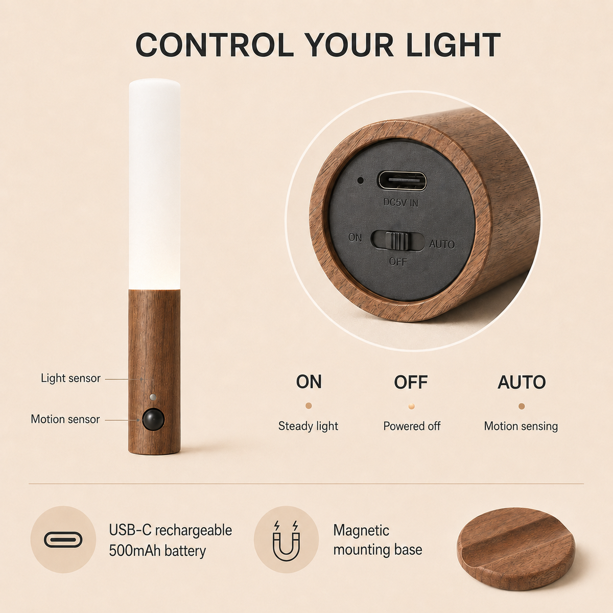 Duo Wireless Motion Sensor Wall Lights
