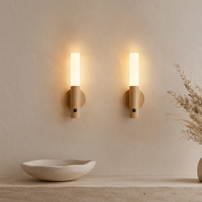 Wireless Motion-Activated LED Wall Light