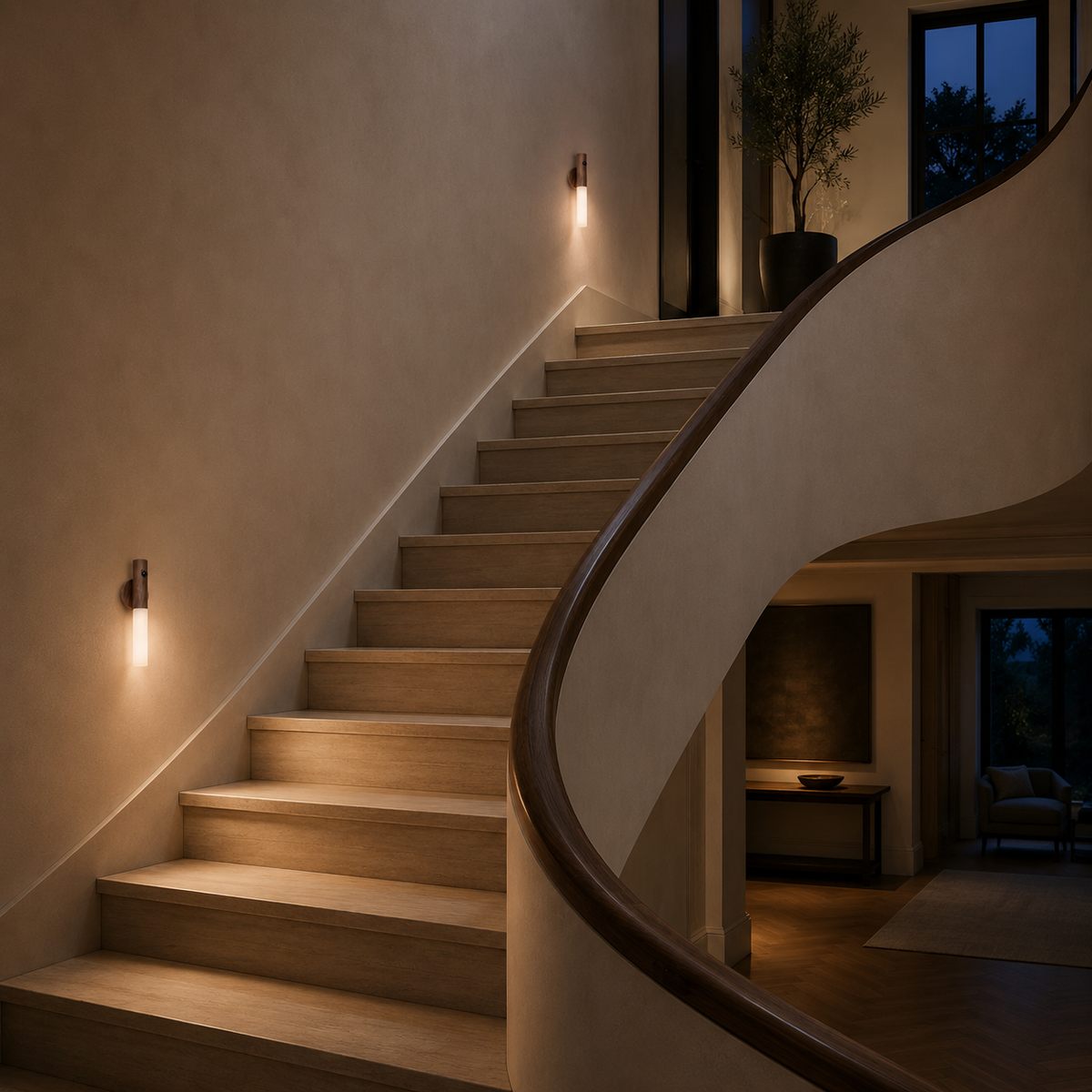Trio Motion Activated Wall LED Light Bundle